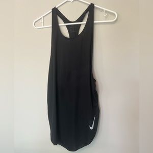 Nike Running Dri-Fit black singlet size xs